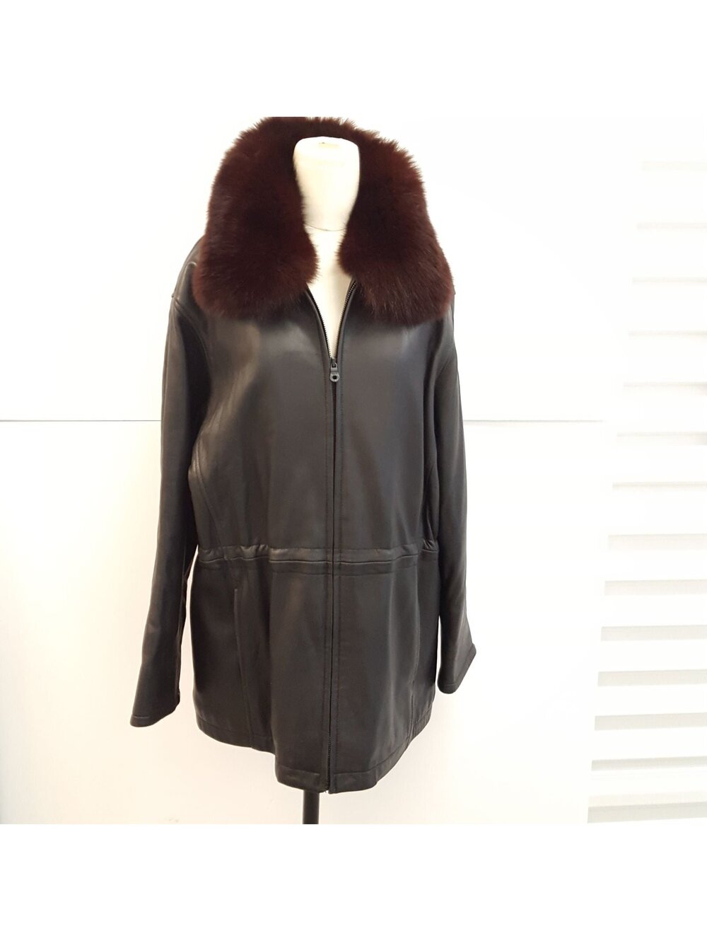 Marc New York Leather Coat